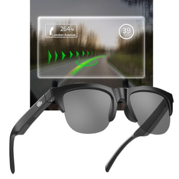 Gafas de sol inteligentes F06 con Bluetooth 5,3, lentes de sol estéreo anti-blu-ray con doble altavoz táctil, Bluetooth inalámbrico, calidad de sonido HiFi, nuevas